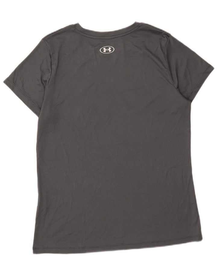 Under Armour Mens Graphic T-Shirt Top Medium Grey Polyester