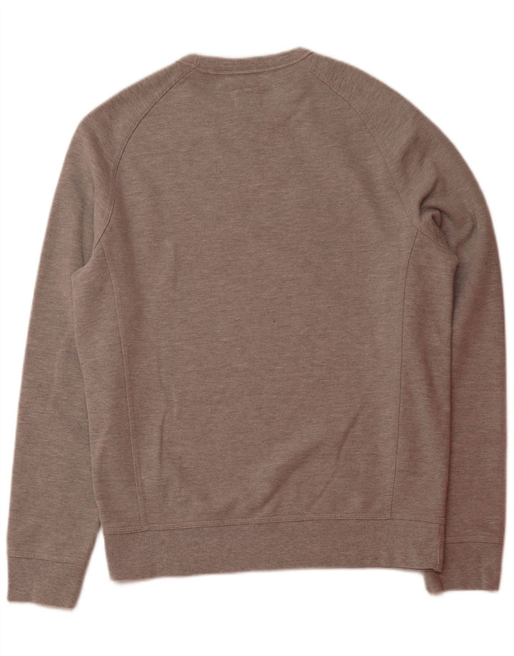 CHAMPION Mens Graphic Sweatshirt Jumper Large Grey Cotton