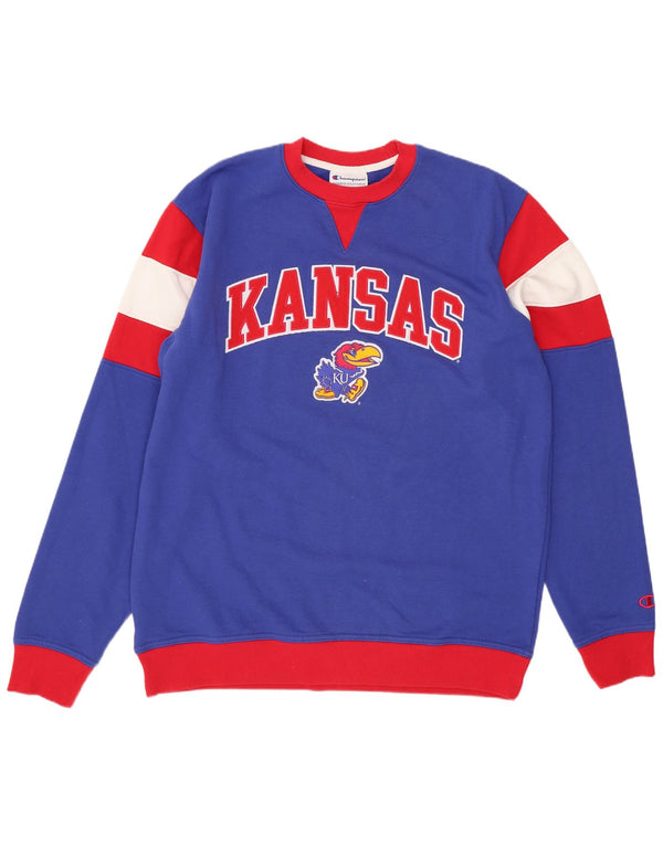 Champion Sweat-shirt Kansas Graphic pour hommes, grand, bleu, colour block