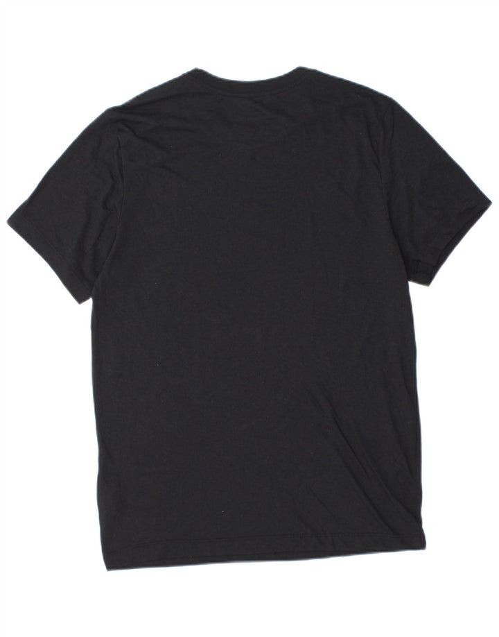 Nike Mens Dri Fit Graphic T-Shirt Top Small Black Polyester