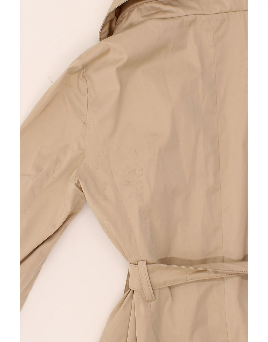 INTREND Womens Overcoat UK 10 Small Beige Polyester Vintage Intrend and Second-Hand Intrend from Messina Hembry 