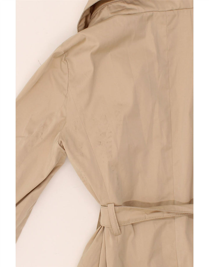 INTREND Womens Overcoat UK 10 Small Beige Polyester Vintage Intrend and Second-Hand Intrend from Messina Hembry 
