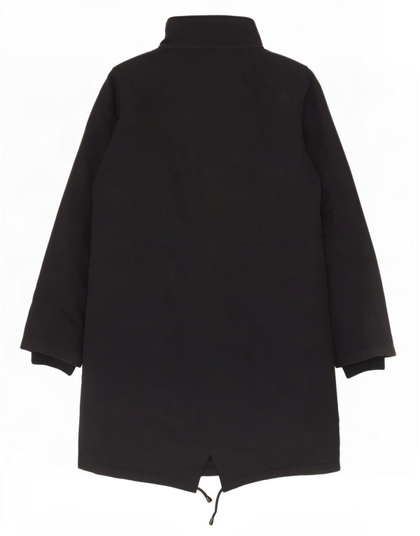 Hobbs Womens Parka Jacket UK 10 Small Navy Blue Polyester