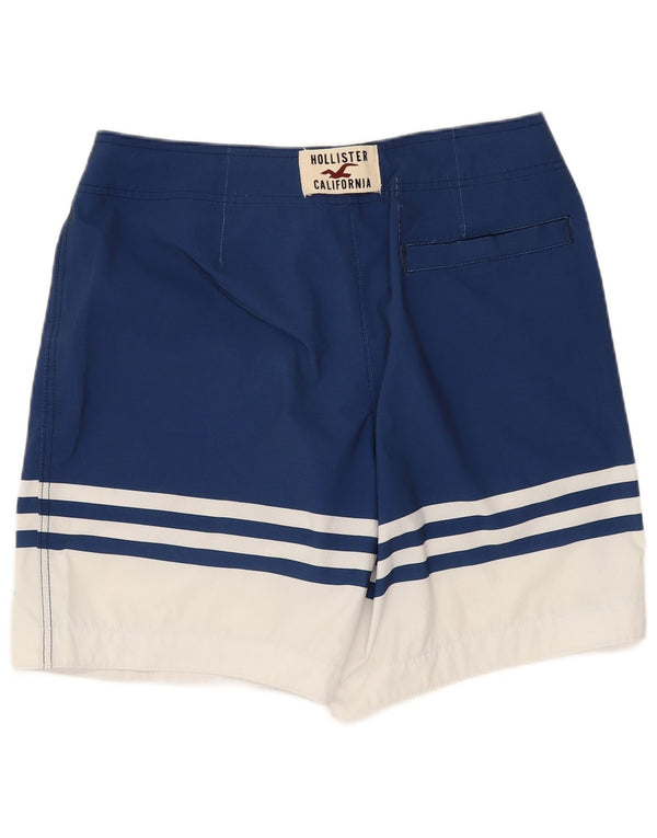 Ανδρικό κανονικό σορτς κολύμβησης Hollister Small Blue Colourblock Polyester