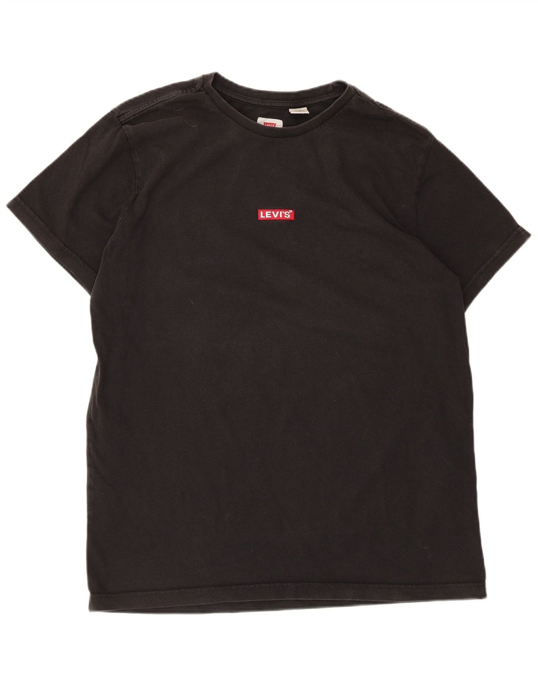 Levi's Herre T-Shirt Top Stor Sort Bomuld