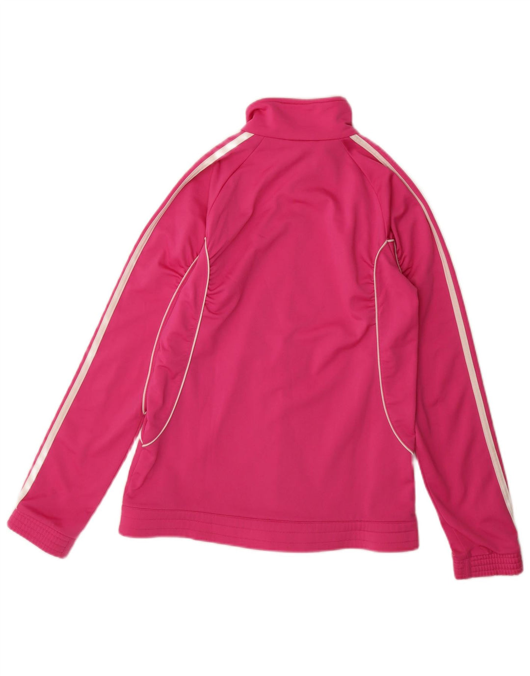 Adidas Girls Tracksuit Top Jacket 15-16 Years Pink Polyester