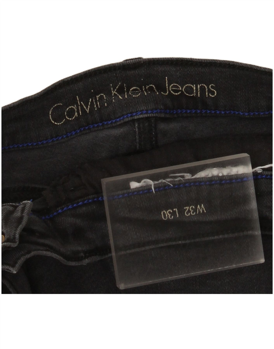 Calvin Klein Womens Slim Jeans W32 L30 Black