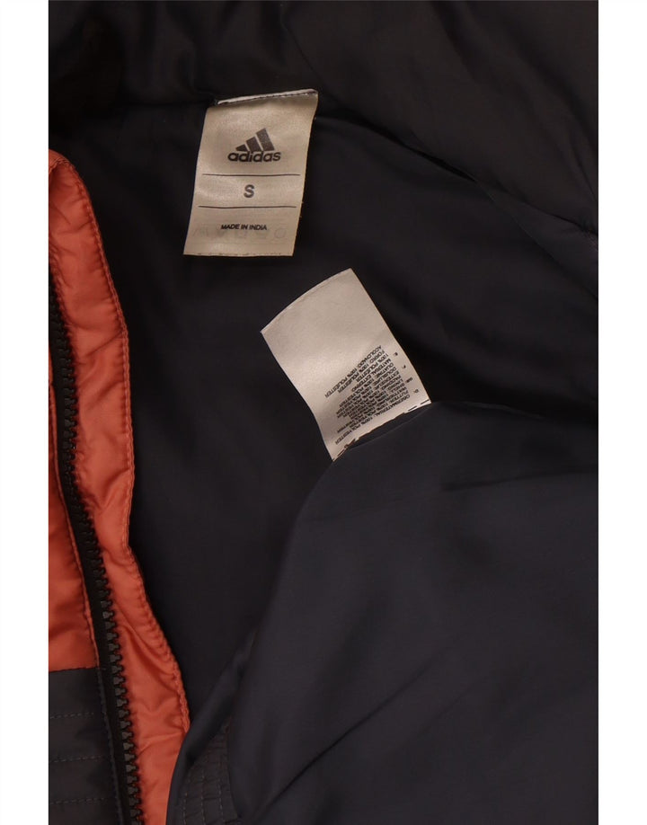 Adidas Womens Polstret Gilet UK 10 Small Grey Colourblock Polyester