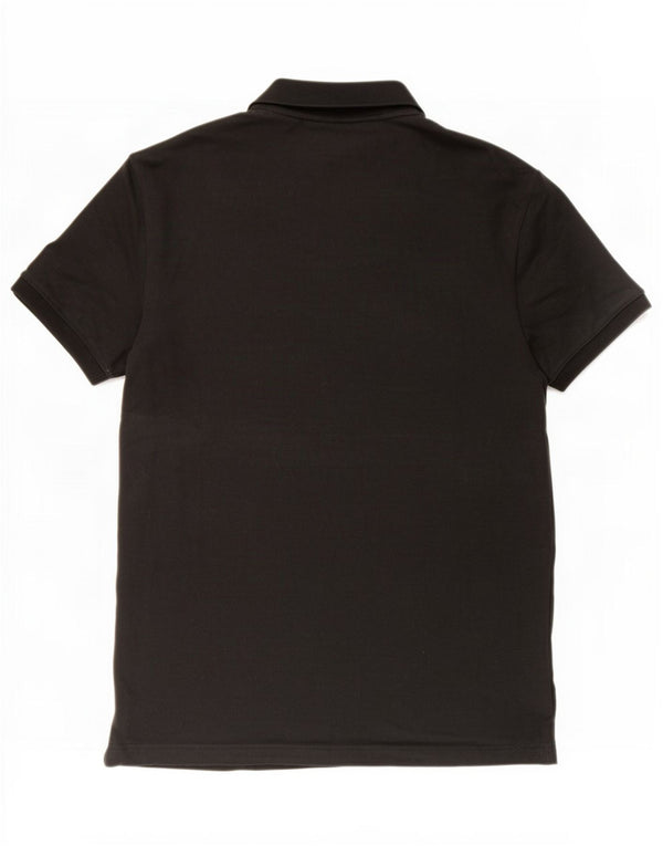 Calvin Klein Jeans Mens Regular Fit Polo Shirt Medium Black Cotton