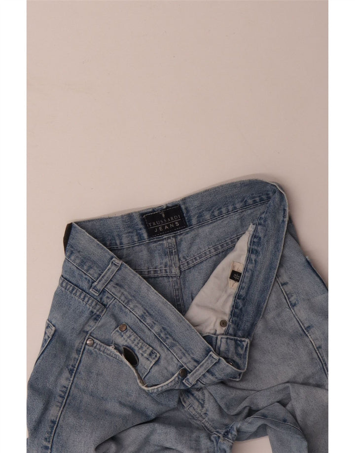 TRUSSARDI Herre tilspidsede jeans W33 L28 Blå