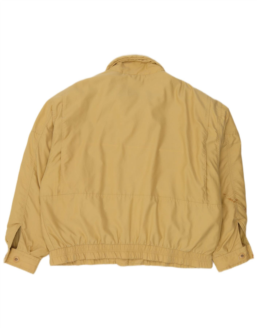 Studio Coletti Mens Bomber Jacket UK 42 XL Yellow Nylon
