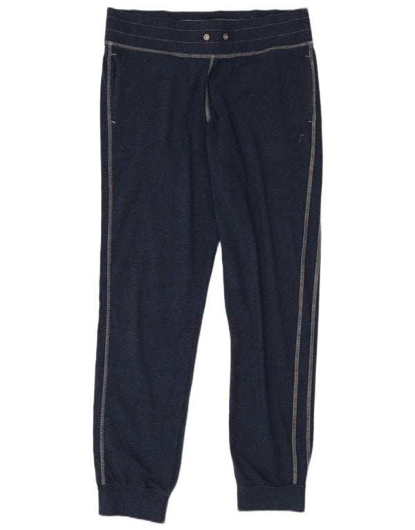 Calça de treino feminina Champion Joggers UK 18 XL azul marinho algodão