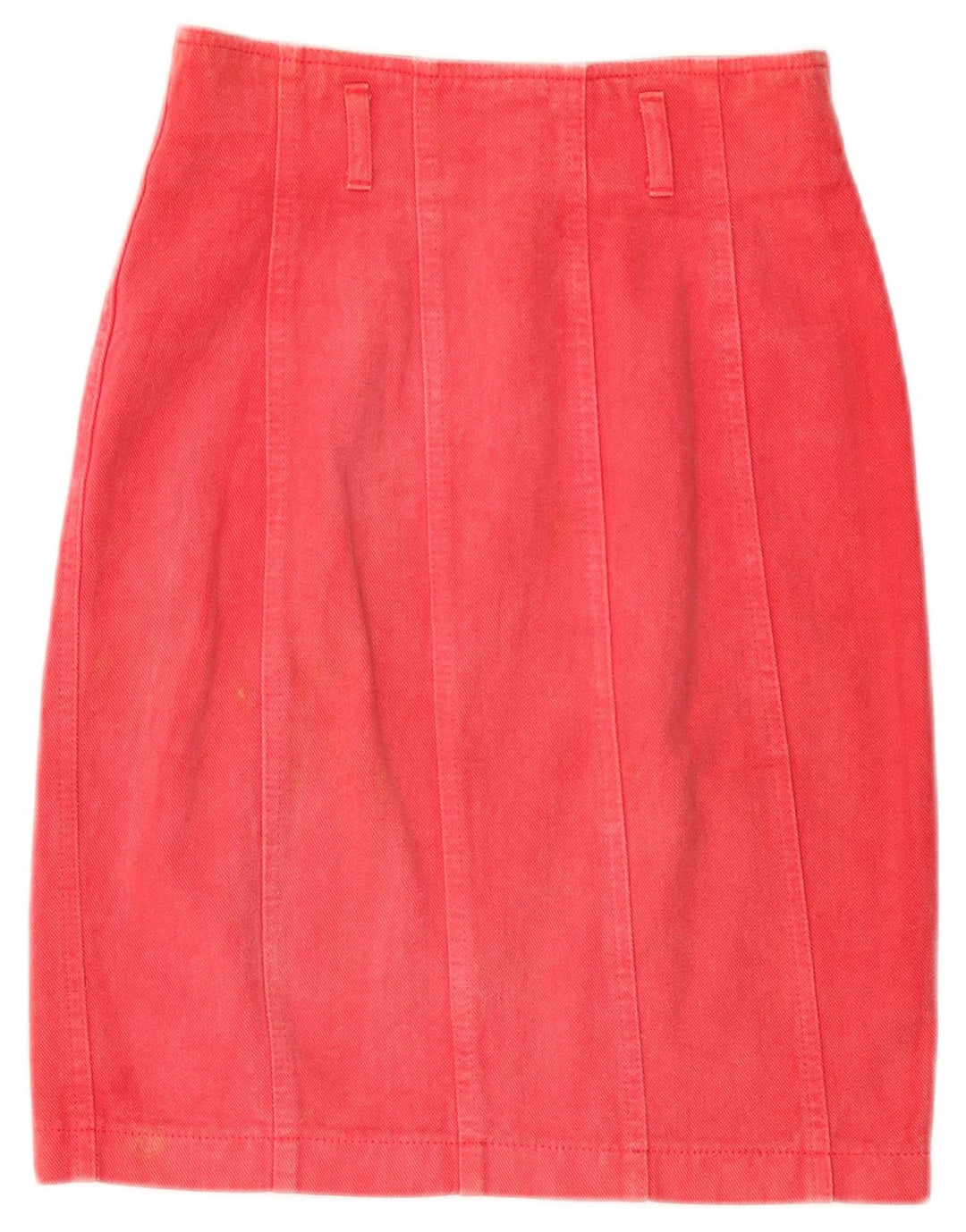 Blumarine Womens Denim Skirt IT 40 Small W27 Red Cotton