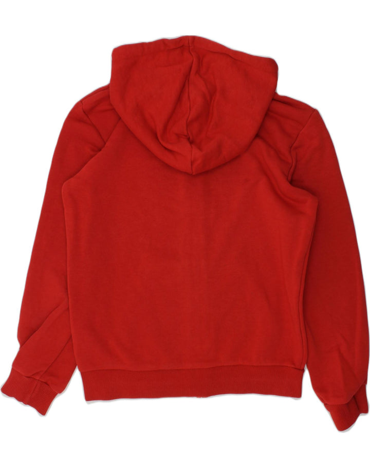 PUMA Boys Graphic Zip Hoodie Sweater 9-10 Years Red Cotton | Vintage Puma | Thrift | Second-Hand Puma | Used Clothing | Messina Hembry 
