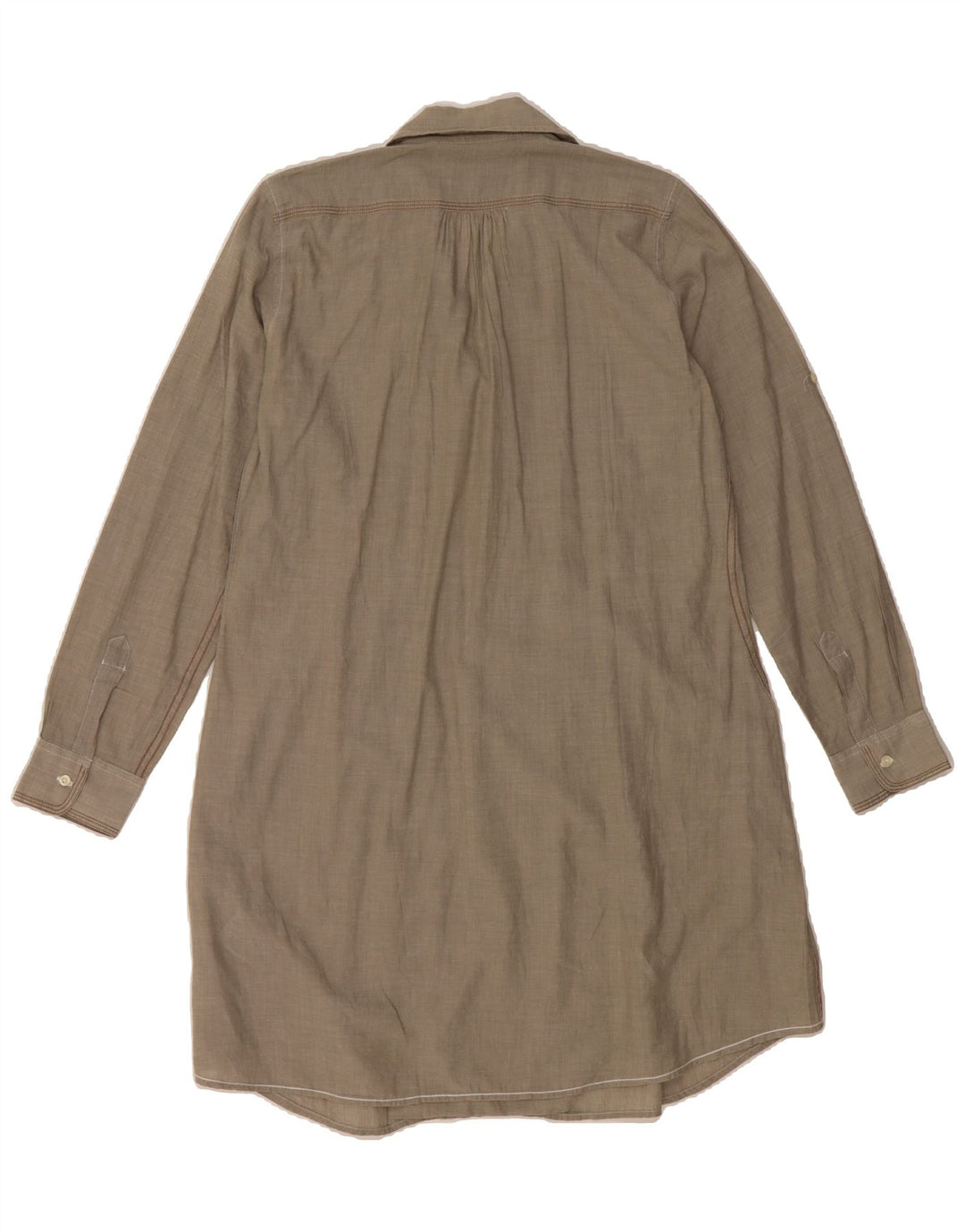 KAPPA Womens Pullover Shirt Dress UK 14 Large Grey Cotton Vintage Kappa and Second-Hand Kappa from Messina Hembry 