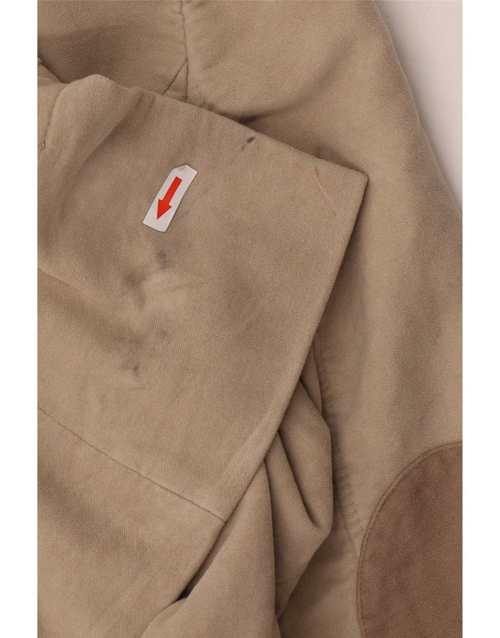 Veste blazer à 2 boutons Boden pour femme UK 46 Large Beige Coton