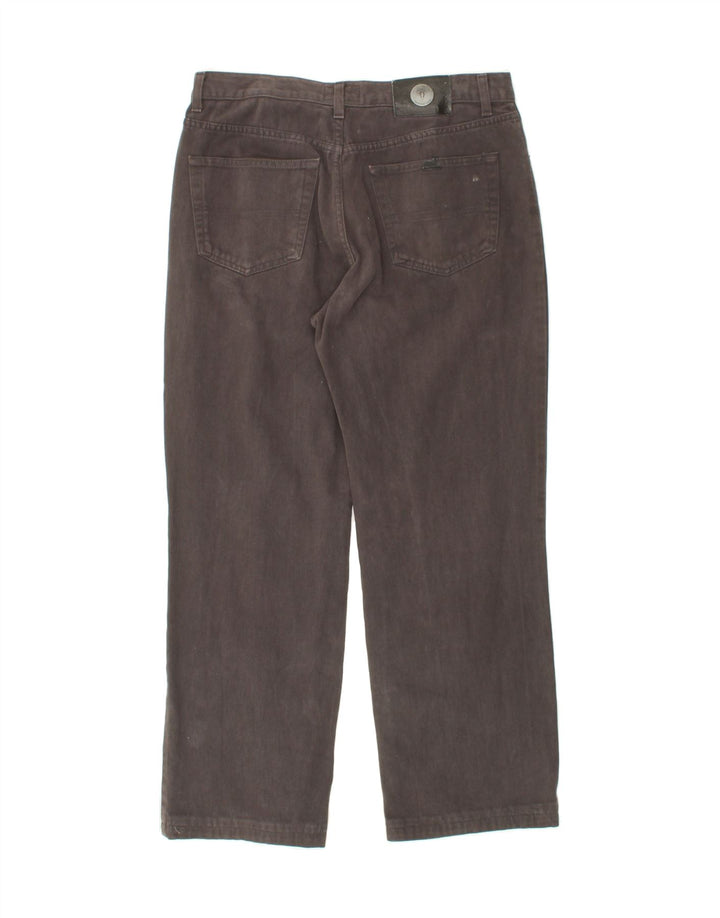 TRUSSARDI Womens Straight Jeans W34 L28 Grey Cotton Vintage Trussardi and Second-Hand Trussardi from Messina Hembry 