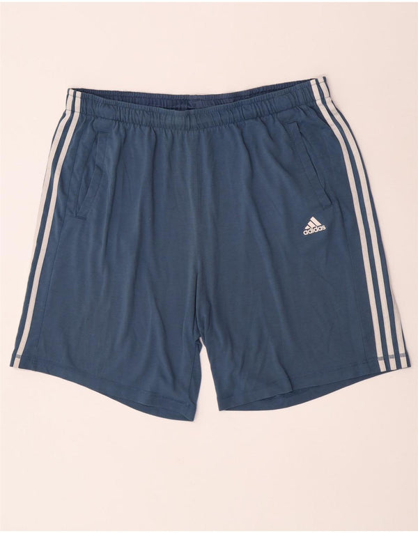 Męskie spodenki sportowe Adidas Climalite 2XL Niebieski poliester
