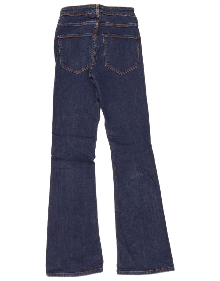 ZARA Womens Flared Jeans EU 34 2XS W24 L31 Blue