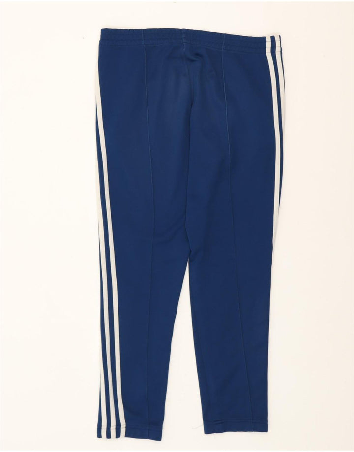 ADIDAS Womens Tracksuit Trousers UK 10 Small  Blue Polyester