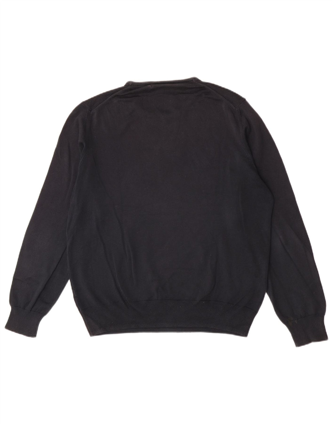 Zara Herren-Pullover mit Rundhalsausschnitt, Größe L, Schwarz