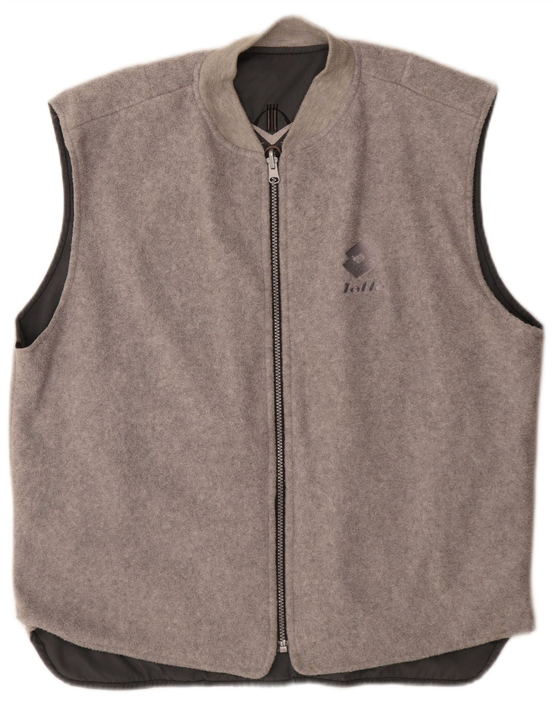 Lotto Mens Graphic Reversible Gilet UK 40 Large Black Polyester