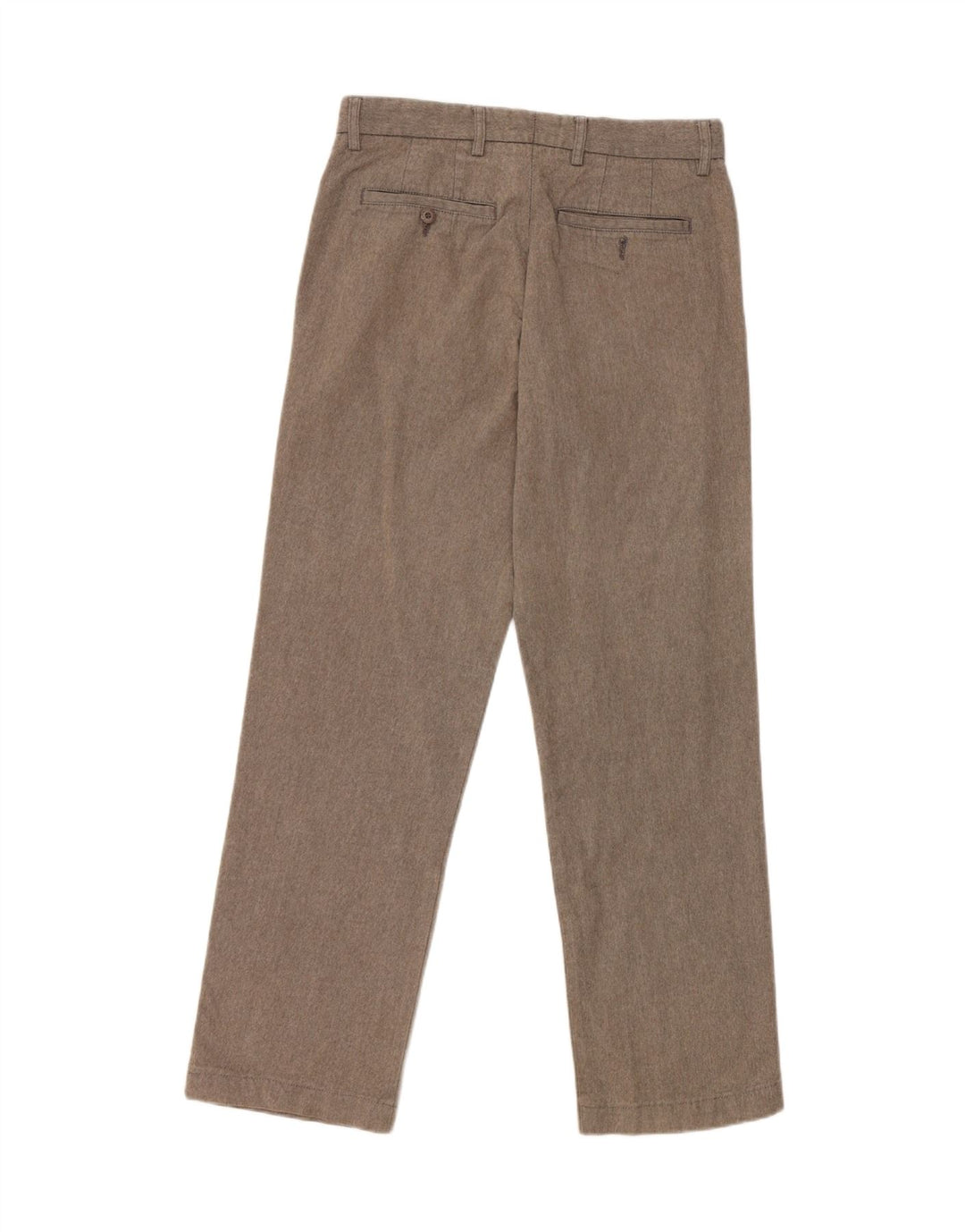 Zara Mens Straight Chino Trousers EU 40 Medium W31 L30 Grey Polyester