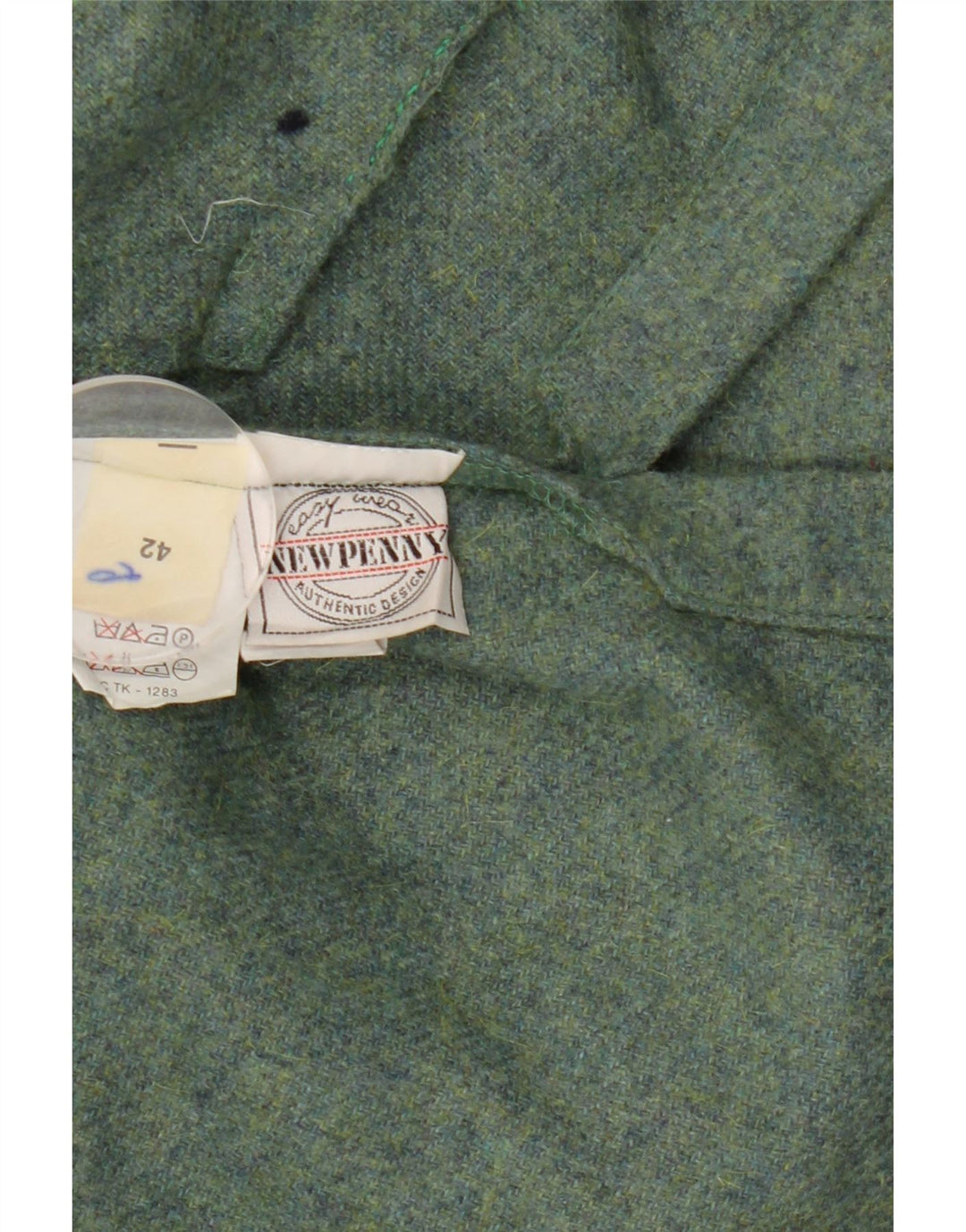 New Penny Womens Hooded Utility Jacket IT 42 Medium Green Wool
