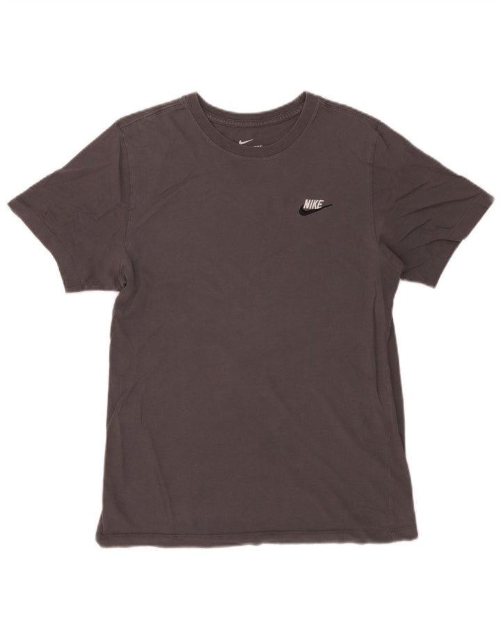 Nike Mens T-Shirt Top Small Grey Cotton