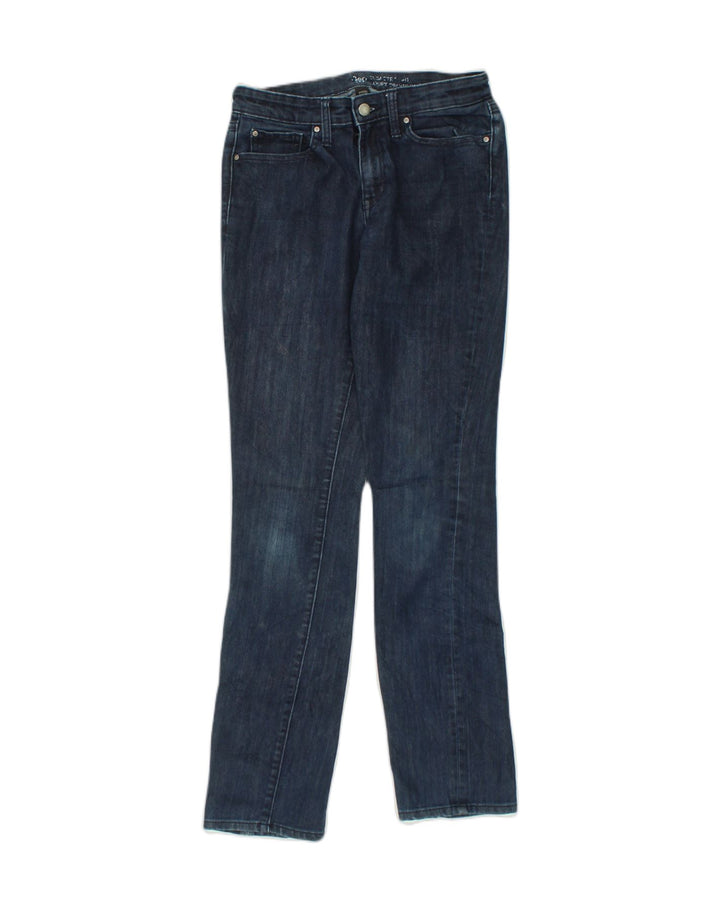 GAP Womens Skinny Jeans UK 8 Small W28 L31 Navy Blue Cotton | Vintage Gap | Thrift | Second-Hand Gap | Used Clothing | Messina Hembry 