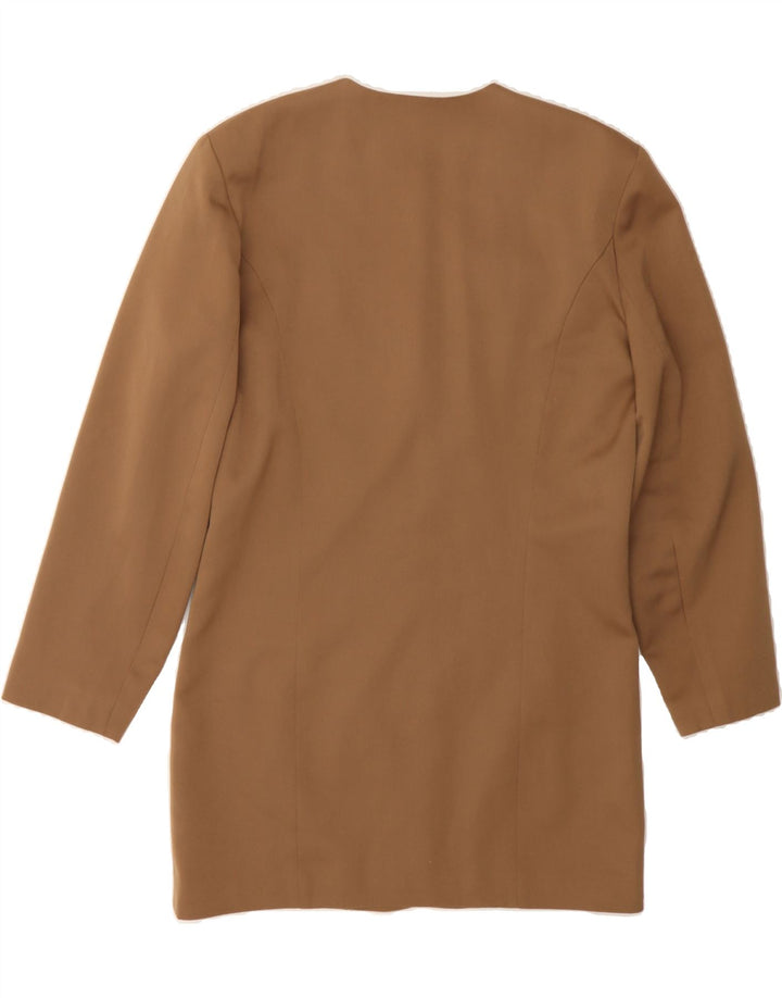 REGINE Womens Overcoat UK 12 Medium Brown Polyester Vintage Regine and Second-Hand Regine from Messina Hembry 
