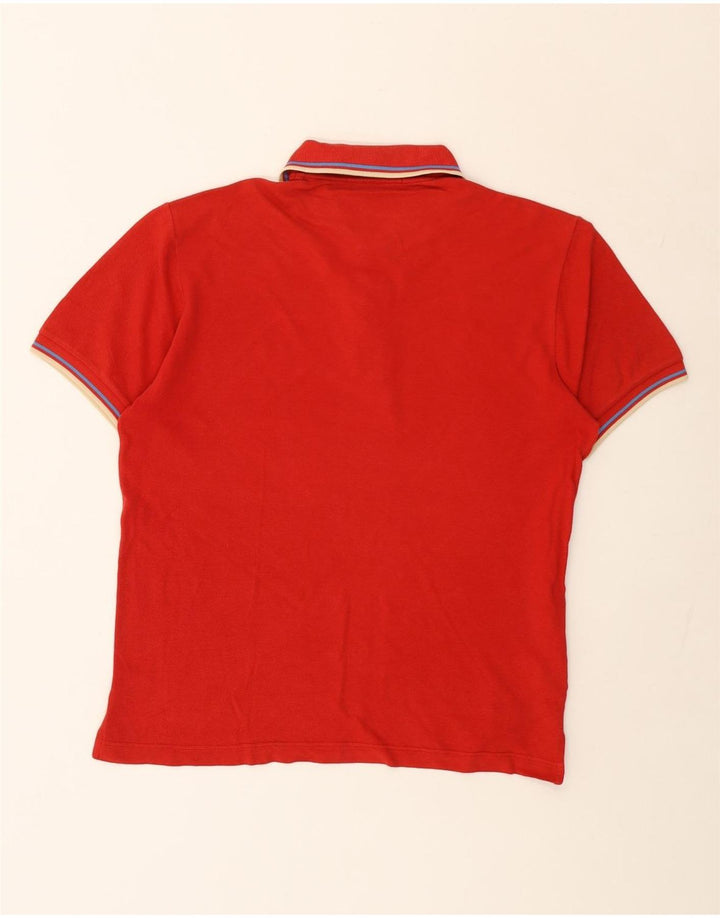Fred Perry Herren-Poloshirt, klein, rote Baumwolle