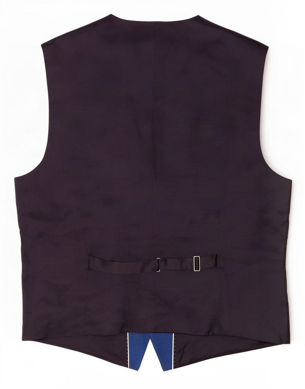Chaleco de hombre Ben Sherman de lana color block azul pequeño