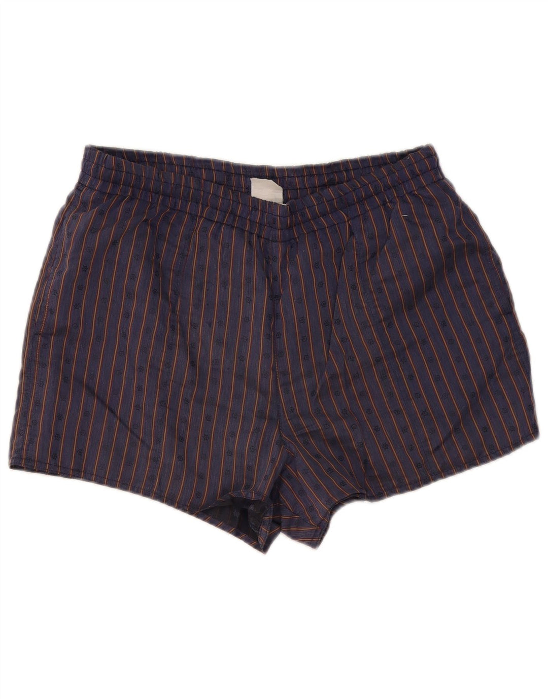 COLMAR Mens Swimming Shorts IT 52 Large  Navy Blue Striped