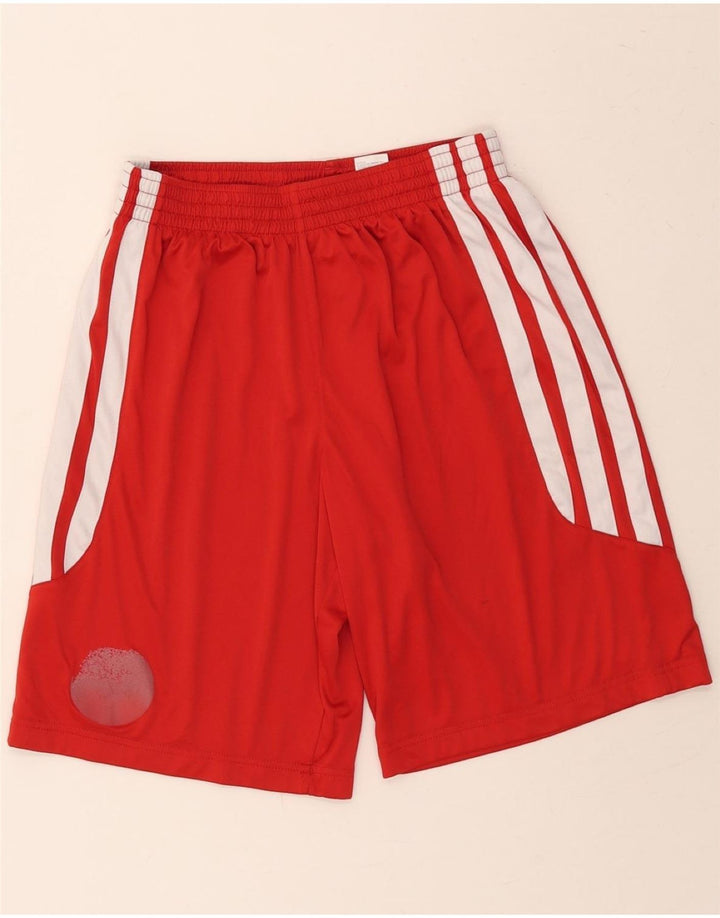 ADIDAS Mens Climalite Sport Shorts Small Red Polyester Vintage Adidas and Second-Hand Adidas from Messina Hembry 