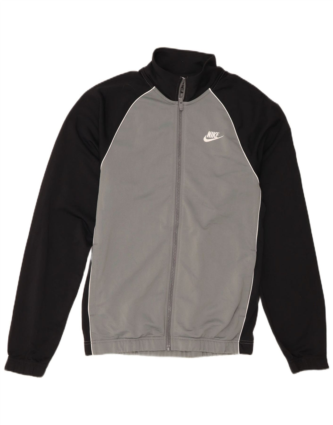 Nike Mens Tracksuit Top Jacket XS Grey Colourblock Polyester