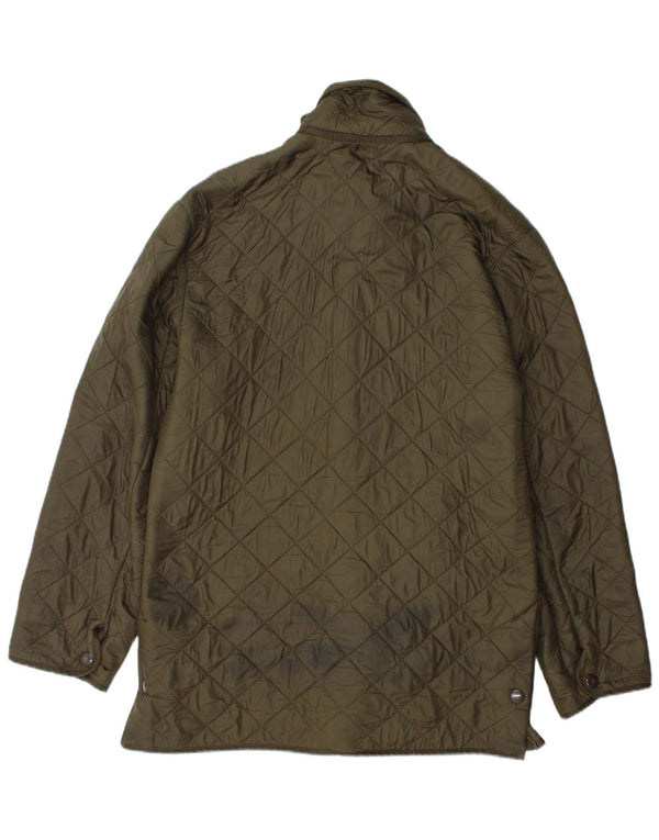 Giacca trapuntata da uomo Barbour UK 36 Small Verde Poliammide