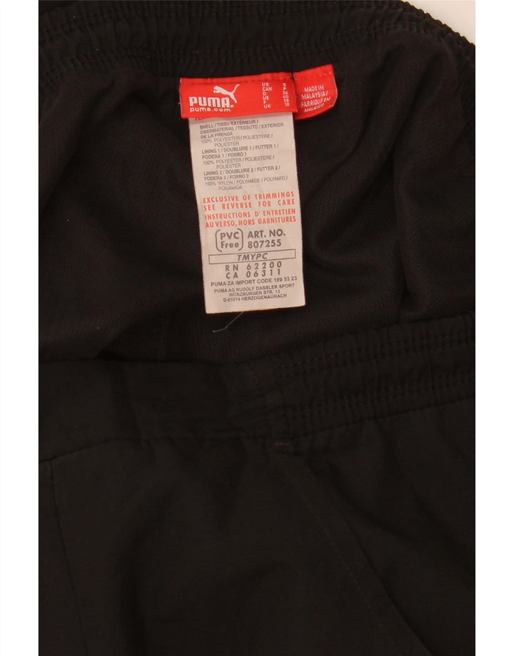 Puma Womens Tracksuit Trousers UK 10 Small Black Polyester