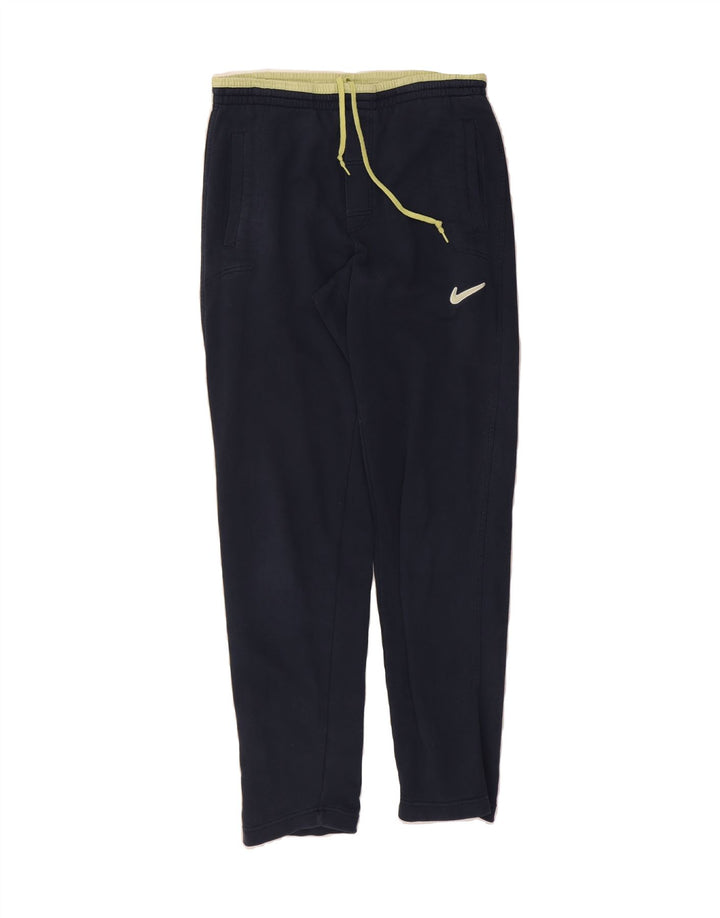 NIKE Mens Tracksuit Trousers Small  Navy Blue Vintage Nike and Second-Hand Nike from Messina Hembry 
