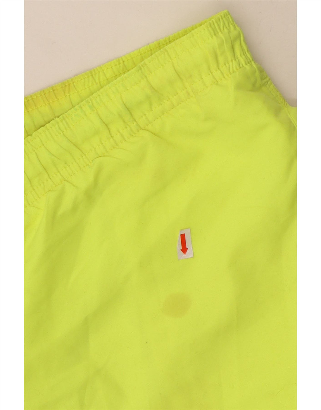 REEBOK Mens Swimming Shorts 2XL Yellow Polyester