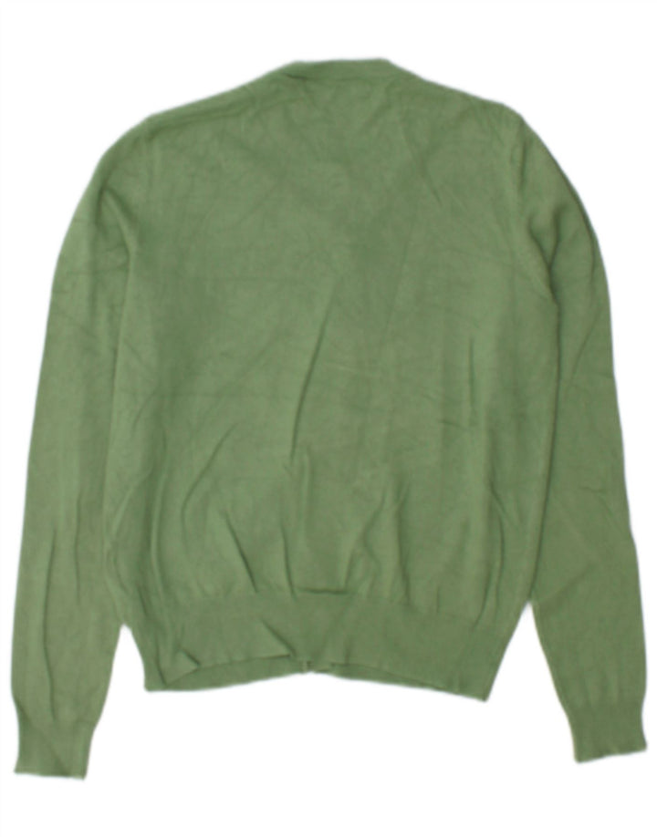 Marks & Spencer Womens Cardigan Sweater UK 10 Small Green
