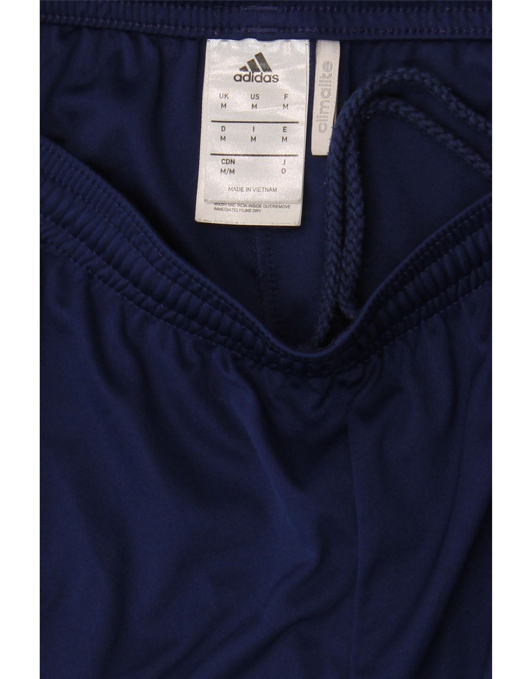 ADIDAS Mens Climalite Sport Shorts Medium  Navy Blue Polyester Vintage Adidas and Second-Hand Adidas from Messina Hembry 