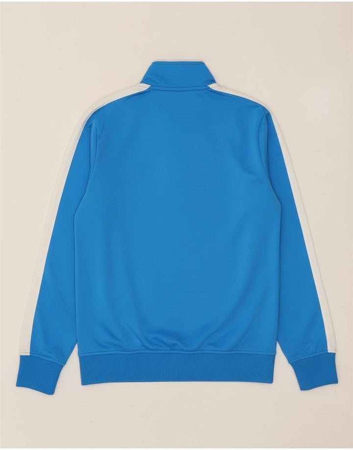 Puma Boys Tracksuit Top Jacket 13-14 Years Blue Colourblock Polyester