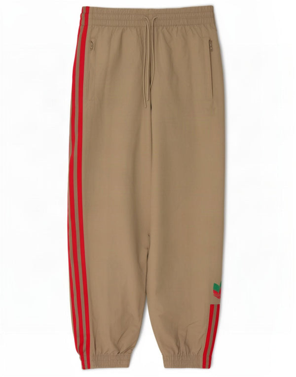 Damskie spodnie dresowe Adidas Joggers UK 12 Medium Beige Nylon