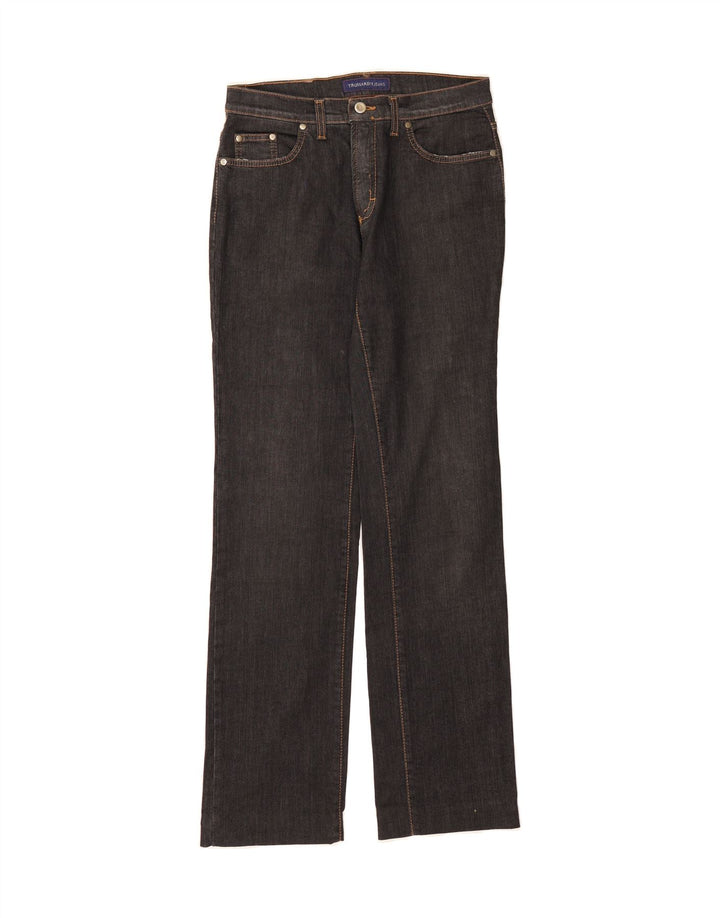 TRUSSARDI Womens Straight Jeans W29 L32  Grey Cotton Vintage Trussardi and Second-Hand Trussardi from Messina Hembry 