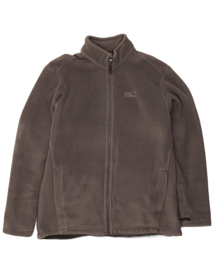 Jack Wolfskin Mens Liner Fleece Jacket UK 44/46 XL Grey Polyester