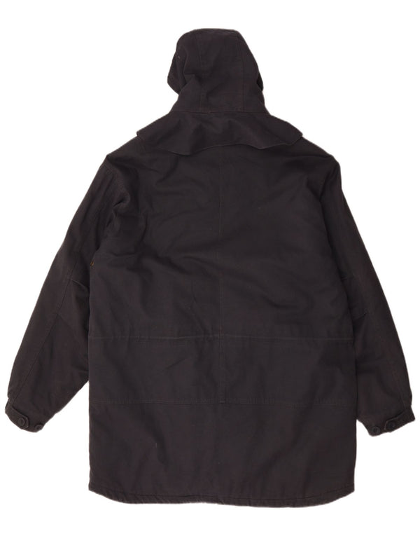 Marks & Spencer Chaqueta Parka con Capucha para Hombre UK 42 XL Azul Marino