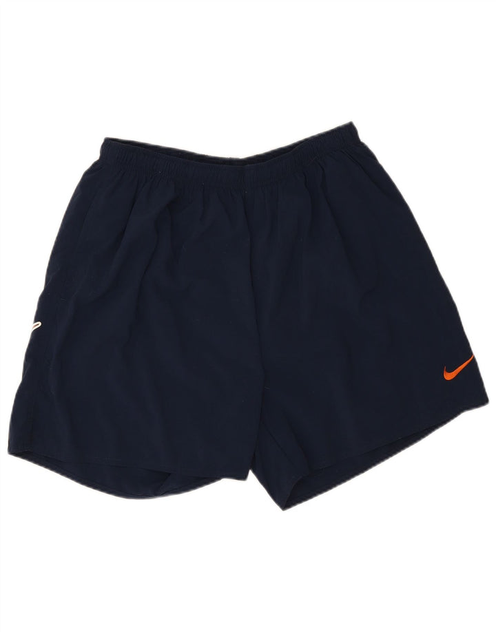 Nike Mens Graphic Sport Shorts Large  Navy Blue Nylon