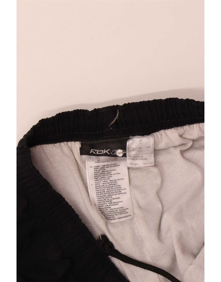 Pantaloni da tuta da uomo Reebok Large Nero Poliestere