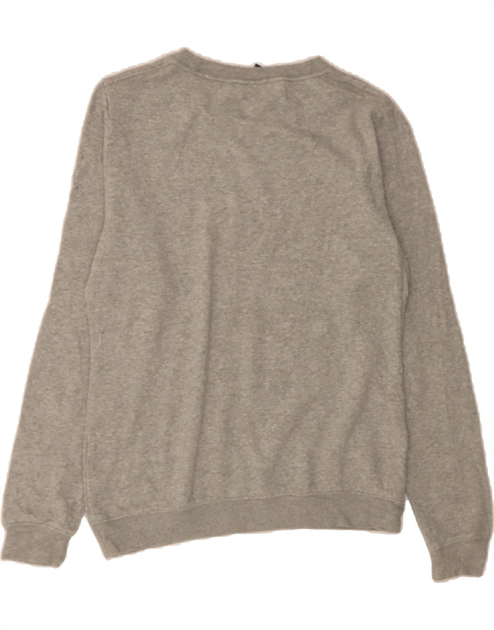 NIKE Womens Graphic Sweatshirt Jumper UK 14 Medium Grey Cotton Vintage Nike and Second-Hand Nike from Messina Hembry 